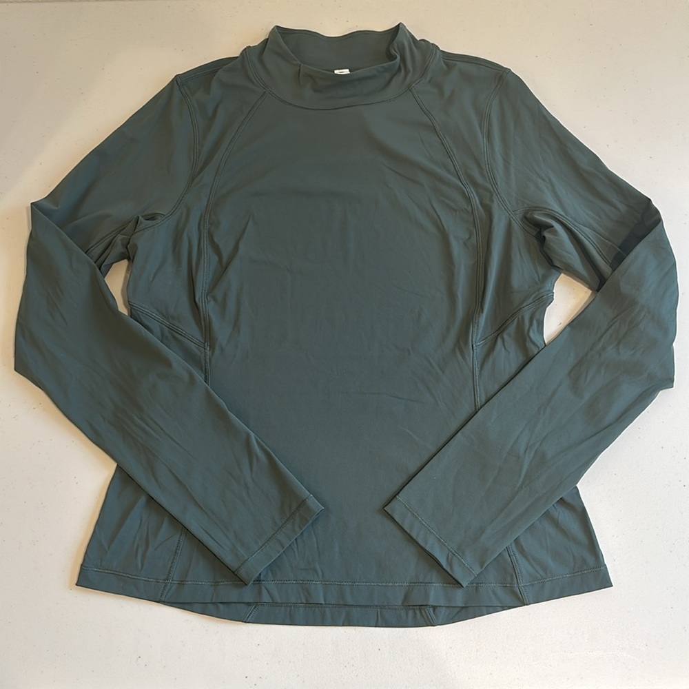 Lululemon Nulux Mockneck Long-Sleeve Shirt Size 12